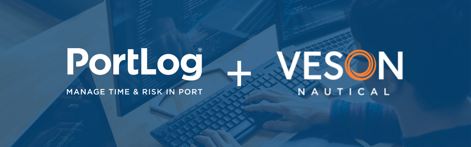 PortLog and Veson Nautical logos